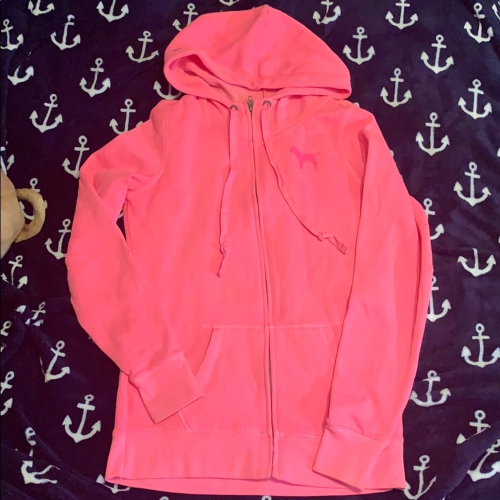 Victoria’s Secret PINK leopard print hoodie